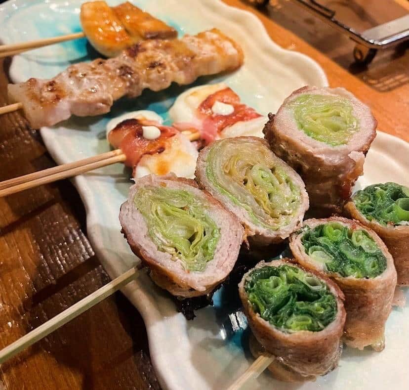 栄でお店をお探しならきばくもんへ！@野菜巻き串/栄/フルーツ酎ハイ/居酒屋/博多野菜巻き串といえばきばくもん