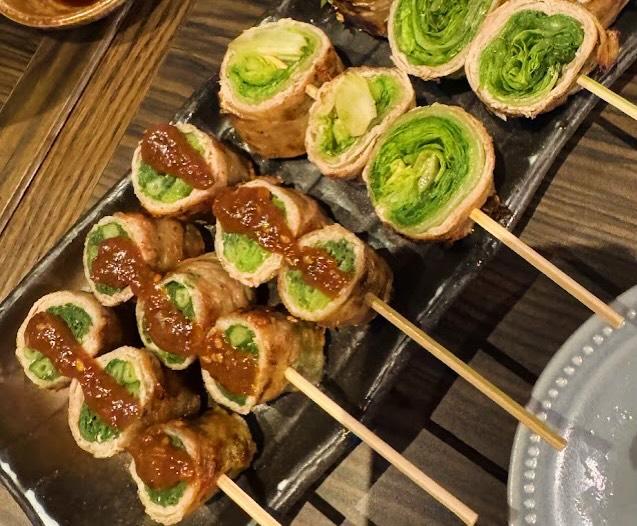 栄でお店をお探しならきばくもんへ！@野菜巻き串/栄/フルーツ酎ハイ/居酒屋/博多野菜巻き串といえばきばくもん