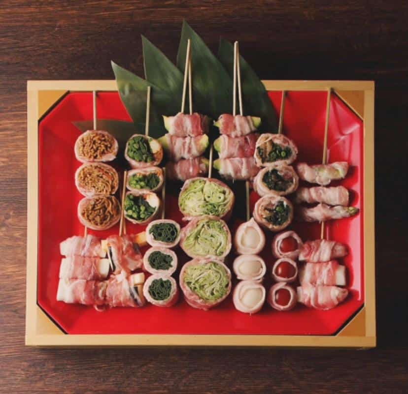 栄でお店をお探しならきばくもんへ！@野菜巻き串/栄/フルーツ酎ハイ/居酒屋/博多野菜巻き串といえばきばくもん