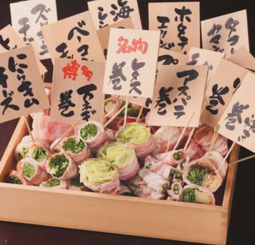栄でお店をお探しならきばくもんへ！@野菜巻き串/栄/フルーツ酎ハイ/居酒屋/博多野菜巻き串といえばきばくもん